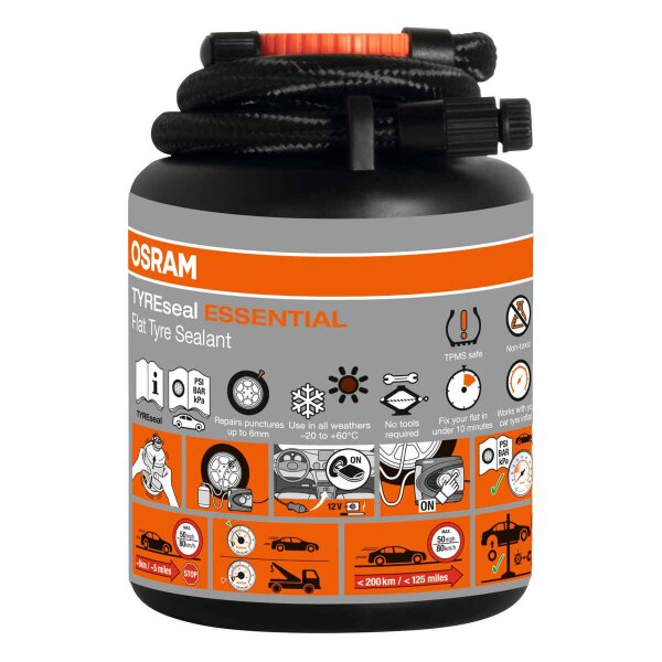 Liquid tyre sealant 450 ml OSRAM TYREseal 450 for punctures up to 6 mm