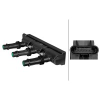 Zündspule geschraubt Blockzündspule 6-polig HELLA für u.a. LEXUS GS