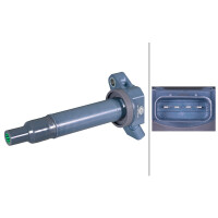 Zündspule geschraubt Kerzenschachtzündspule 4-polig HELLA für TOYOTA