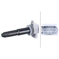 Ignition Coil screwed spark plug shaft 4-pole HELLA for PORSCHE 911