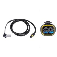 Wheel speed sensor 2-pin 1,950 mm cable HELLA