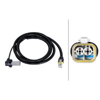 Wheel speed sensor 2-pin 2,200 mm cable HELLA