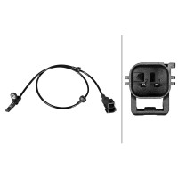 Wheel Speed Sensor 2-pole Hall sensor 735 mm cable HELLA for JAGUAR I-PACE