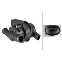 Auxiliary water pump circuit 12 V electric 3-pole 10 l/min HELLA for AUDI A6