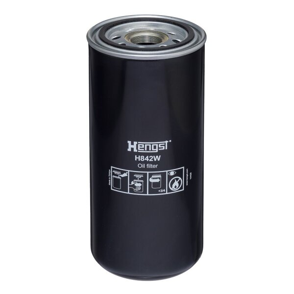 Screw-on oil filter Ø99mm Ø136mm HENGST FILTER for GROVE and others