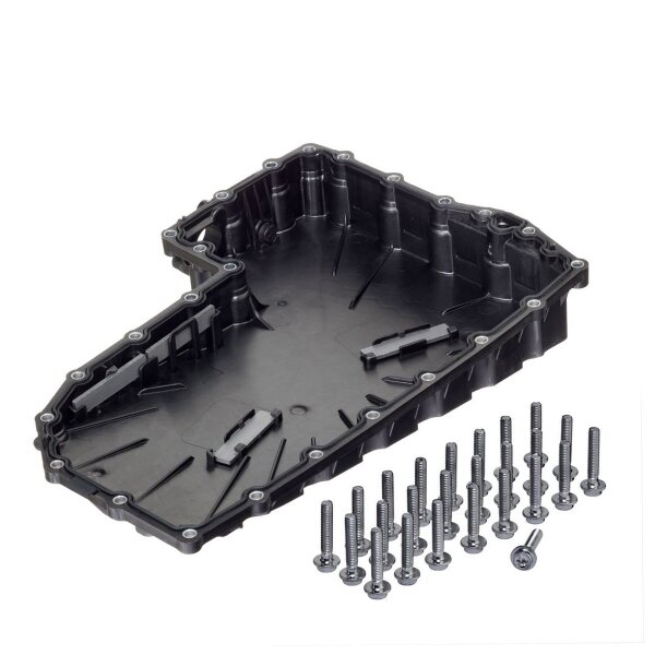 Automatic oil pan 395x271mm 61mm + screws HENGST FILTER for e.g.AUDI A6 C7