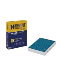 Cabin filter antibacterial 250-198mm 40mm HENGST FILTER...