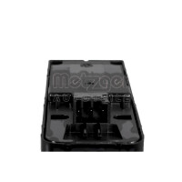 Schalter Fensterheber vorne 3-polig schwarz METZGER...