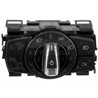 Schalter Hauptlicht 12-polig schwarz silber METZGER...