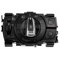 Schalter Hauptlicht 12-polig schwarz silber METZGER...