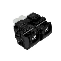 Power Window Switch front 7-pin black METZGER for e.g....