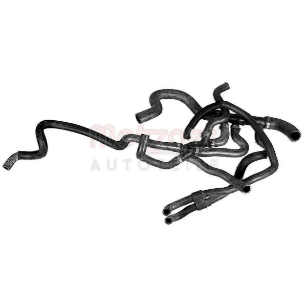 Kühlerschlauch links oben METZGER IAM-Expertise passend für u.a. RENAULT SCÉNIC