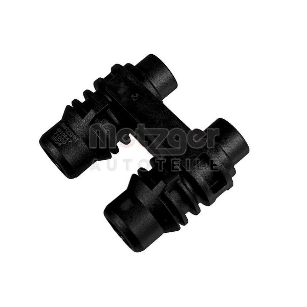 Connection Piece Coolant Line on Heat Exchanger METZGER for SEAT IBIZA