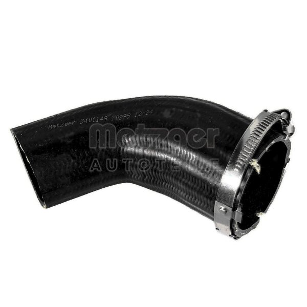 Charge Air Hose top with clamp METZGER suitable for e.g. HYUNDAI KONA