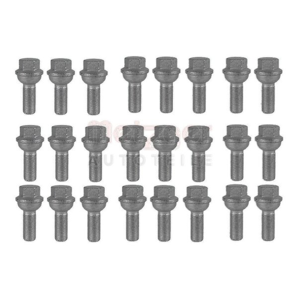 Radschraube M14 x 1,5 19 mm Kugelbund A/G 10.9 METZGER für u.a. MB SPRINTER