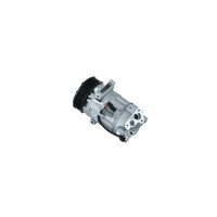 Compressor 12 V Ø 115 mm R 134a 6SBH14C NRF for e.g. NISSAN QASHQAI