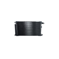 Air conditioning condenser with sealing ring NRF fits TOYOTA YARIS