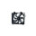 Engine cooling fan anti-overheating 100 W NRF suitable for PEUGEOT 208