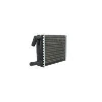 Heat exchanger for interior heating 157 mm - 210 mm NRF for MERCEDES-BENZ O