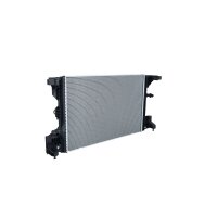 Radiator Engine cooling fins soldered 630 - 425 mm alu NRF for e.g. MB CLA