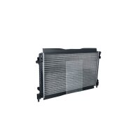 Kühler Motorkühlung Kühlrippen gelötet 647 - 396 mm Alu NRF für u.a. SEAT ARONA