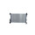 Radiator engine cooling 620 - 390 mm alu NRF for e.g. FIAT TIPO