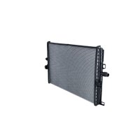 Radiator engine cooling 593 - 357 mm alu NRF for TESLA MODEL