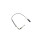 Exhaust gas temperature sensor 2-pin 430 mm cable NRF for e.g. LANCIA YPSILON