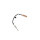 Exhaust gas temperature sensor 2-pin 200 mm cable NRF for e.g. PEUGEOT PARTNER