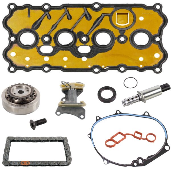 Timing Chain Kit for Camshaft with Seal PARTSTEC for e.g. AUDI A3