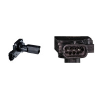 Mass Air Flow Sensor 14 V hot wire mass sensor 3-pole VALEO for SAAB 9-3