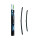 Wiper Blade front flat bar wiper blade with spoiler VALEO for SEAT LEON