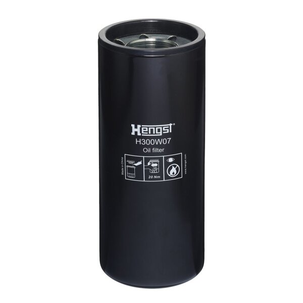 Screw-on oil filter Ø119mm HENGST FILTER for e.g. BMC PROFESSIONAL