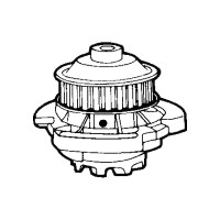 Wasserpumpe Motorkühlung TRISCAN...