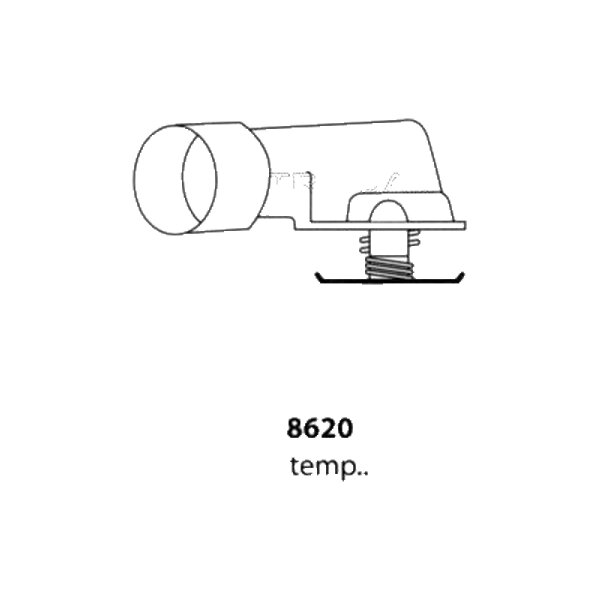 Thermostat Coolant integrated Housing 92 °C TRISCAN for e.g. OPEL OMEGA
