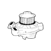 Engine Cooling Water Pump TRISCAN IAM-Expertise suitable...