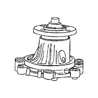 Engine Cooling Water Pump TRISCAN IAM-Expertise fits...