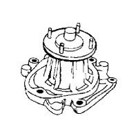 Engine Cooling Water Pump TRISCAN IAM-Expertise fits...