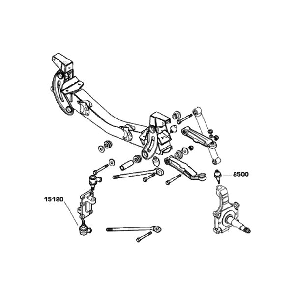 Tie Rod End with right-hand thread TRISCAN suitable for IVECO DAILY and others