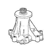 Engine Cooling Water Pump TRISCAN for MERCEDES-BENZ...