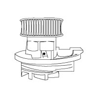 Engine Cooling Water Pump TRISCAN IAM-Expertise suitable...