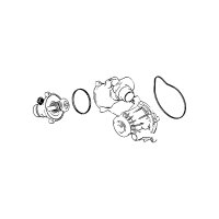 Engine Cooling Water Pump TRISCAN IAM-Expertise suitable...