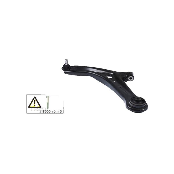 Handlebar Wheel Suspension wishbone with rubber bearing TRISCAN for MAZDA 2