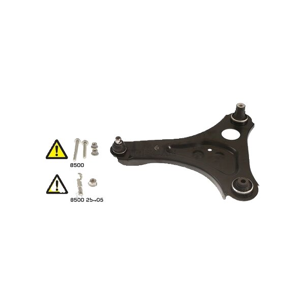 Handlebar Wheel Suspension wishbone TRISCAN for e.g. RENAULT TWINGO