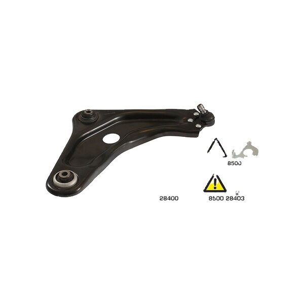 Handlebar Wheel Suspension wishbone TRISCAN for PEUGEOT 208 and others