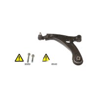 Handlebar Wheel Suspension wishbone with rubber bearing...