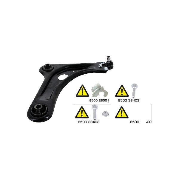 Handlebar Wheel Suspension wishbone TRISCAN for CITROËN C3 and others