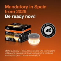 Warning Light LED 16V IoT DGT 3.0 1900k OSRAM LEDguardian® ROAD FLARE universal
