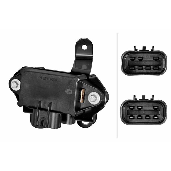 Fuel Pump Control Unit with mounting frame 7-pin HELLA for CHRYSLER