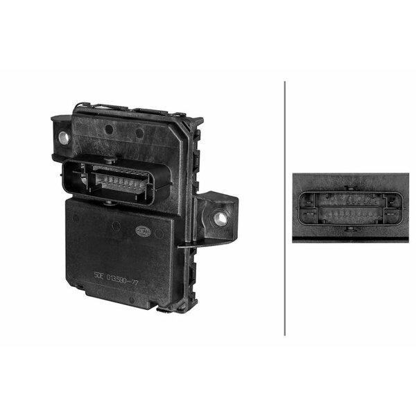 Steuergerät Anhängevorrichtung 12 V mit Haltelasche HELLA für GENERAL MOTORS